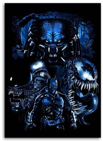 Gario Obraz na plátne Predator, Alien, Venom, Batman - Alberto Perez Rozmery: 40 x 60 cm