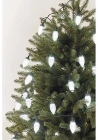 LED Vonkajšia vianočná reťaz 50xLED/8 funkcií 14,8 m IP44 studená biela