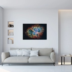 Obraz - Krabie hmlovina (90x60 cm)