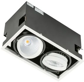 ITALUX LED podhľadové stropné svetlo VERTICO DOUBLE, 36W, teplá biela