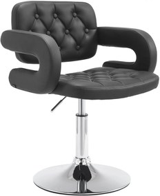 Stolička Dublin lounger - Čierna