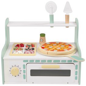 lupilu®  Drevený zmrzlinársky vozík/Pec na pizzu (pizzeria)  (100394095)