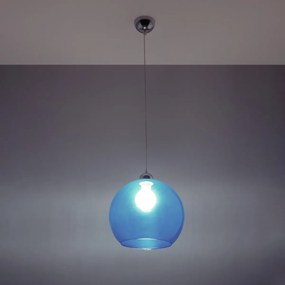 Sollux Lighting Závesné svietidlo BALL modré