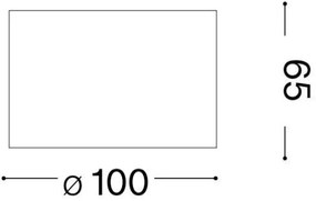 Ideal Lux - LED Bodové svietidlo SPIKE 1xGX53/9W/230V biela