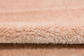 Kúpeľňový koberček Malmo ružový, kruh