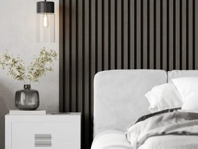 Mexen Lam-F, akustické stenové lamely 275 × 30 cm, plstený podklad 8 mm, technická dyha, dub ónyxový, S105-275307-3015-010