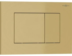 Mexen Tex 02, splachovacie tlačidlo, zlatá, 6102-06