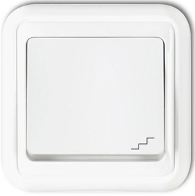 L WPT-3 schodiskový vypínač Liza biely