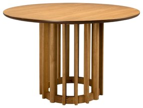 Okrúhly jedálenský stôl s doskou v dubovom dekore ø 120 cm Barlet – Dutchbone
