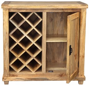 furniture-nabytek.cz - Barová skriňa 90x90x45 z masívu mango