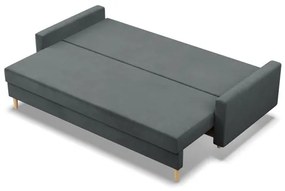 Trojmiestna rozkladacia sedačka BLANK Elegant tmavosivá