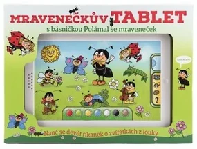 Teddies Mravčekov tablet plast 30x20x2cm na batérie so zvukom v krabici 38x28x4,5cm