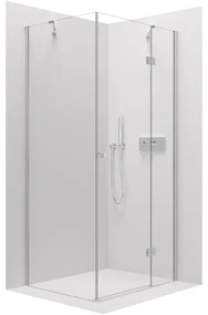 Cerano Marino, sprchovací kút 120(dvere) x 70(stena) x 190 cm, 6mm číre sklo, chrómový profil, CER-CER-422832
