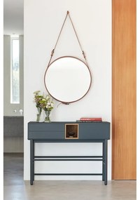 Tmavosivý konzolový stolík 35x120 cm Corvo - Teulat