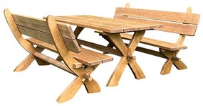 Záhradná súprava BK115 dub