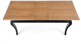 Jedálenský stôl Warin (tmavosivá + čierna) (pre 6 až 8 osôb). Vlastná spoľahlivá doprava až k Vám domov. 1028063