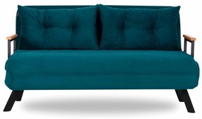 Pohovka futon  Sandy (petrolejová). Vlastná spoľahlivá doprava až k Vám domov. 1062308