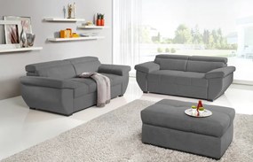 Dvojsedák Speedway, dymovo šedá látka