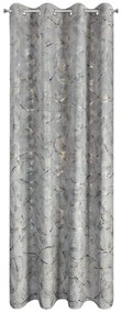 ZATEMŇOVACÍ ZÁVES NA KRÚŽKOCH ODETA 135X250 CM VZOROVANÁ