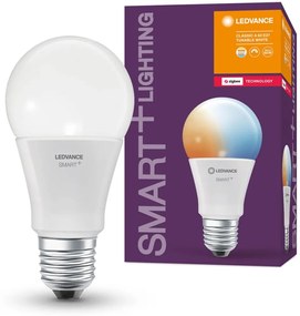 E27 A60 9W 806lm CCT LEDVANCE SMART+ ZigBee stmievateľná LED žiarovka