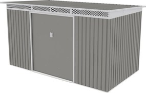 Záhradný domček G21 GRAH 700 - 340 x 206 cm, metalický šedý