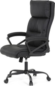 Kancelárske kreslo PEDRO — ekokoža, čierna