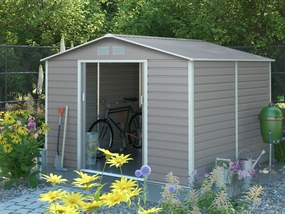 Záhradný domček G21 GAH 706 - 277 x 255 cm, šedý