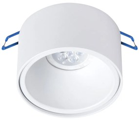 EUlight Podhľadové svietidlo Bali Round, 1x biele kovové tienidlo, w