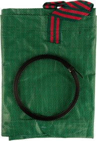 Skladací záhradný kôš ideálny na zber lístia, trávy a ďalšieho odpadu - 120L - zelený