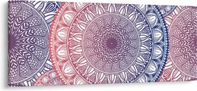 Obraz z mandál (120x50 cm)