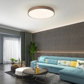 Brilagi - LED stmievateľné stropné svietidlo POOL LED/60W/230V 3000-6000K 60 cm hnedé + diaľkové ovládanie