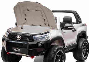 RAMIZ Elektrické autíčko - Toyota Hillux - nelakované - biele  motor- 4 x 45W, - batéria 2 x 12V/7Ah - 2023