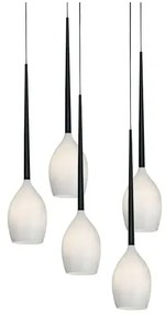 Retro luster Izza 5 biele