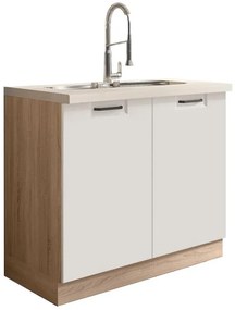 Skrinka do kuchyne Favorit 13d Sonoma/White