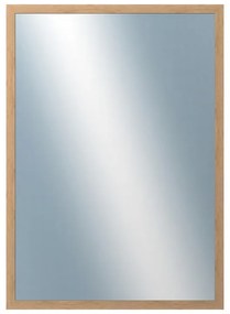 DANTIK - Zrkadlo v rámu, rozmer s rámom 50x70 cm z lišty KASSETTE dub (2863)
