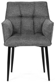 Súprava jedálenských stoličiek DCH-J2139 GREY2, 2ks