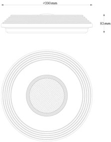 Globo 41293-24 - LED Stmievateľné stropné svietidlo LED/24W/230V 2700-6500K + DO