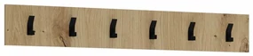 Vešiakový panel Walker 100 cm, dub artisan