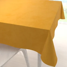 Biante Zamatový štvorcový obrus Velvet Prémium SVP-037 Zlatisto oranžový 110x110 cm