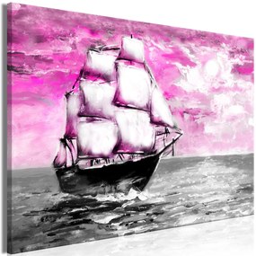 Artgeist Obraz - Spring Cruise (1 Part) Wide Pink Veľkosť: 120x80, Verzia: Premium Print