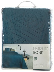 EUROFIRANY PREHOZ NA POSTEĽ BONI1 170X210 CM TMAVOTYRKYSOVÝ