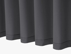 Biante Dekoračný záves Rongo RG-076 Sivý 140x140 cm