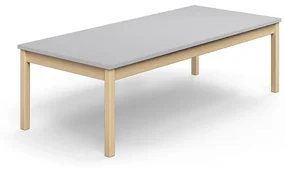 Stôl DECIBEL, 1800x800x530 mm, akustický HPL - šedá