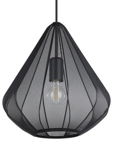 Eglo 43994 - Luster na lanku 1xE27/40W/230V pr. 33,5 cm čierna