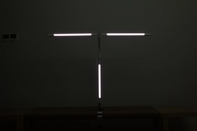 Stolná LED lampa NOX s RGBW efektmi, svorka, diaľkový ovládač