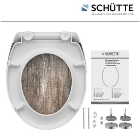 Schütte WC sedadlo z duroplastu (vzhľad dreva)  (100335933)