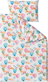 Krepové obliečky do postieľky Renforcé BALUNEA biele Rozmer obliečky: 45 x 65 cm | 90 x 140 cm