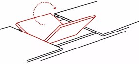 Rozkládací jídelní stůl Houston 120/160 cm dub přírodní