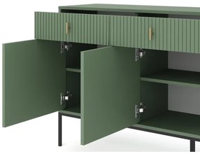 Komoda SUE zelená/čierna