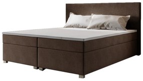 Čalúnená postel Boxspring ISLAND + matrac + rošt - cosmic800 / 140x200 / s vrchným matracom